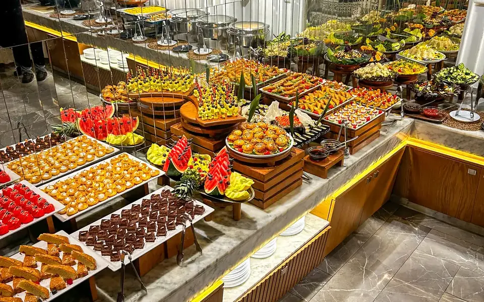 Le buffet dîner chez Pensée
