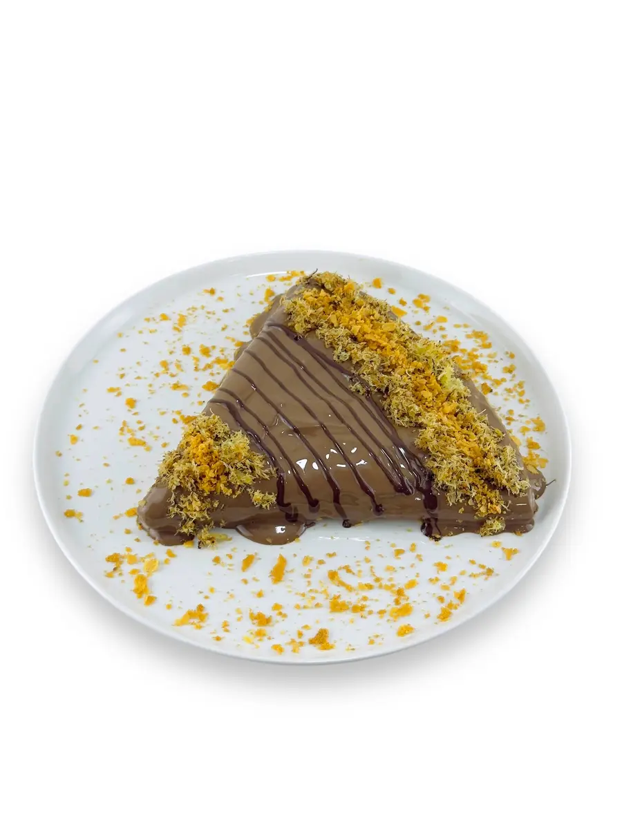 Crêpe chocolat au lait kunafa