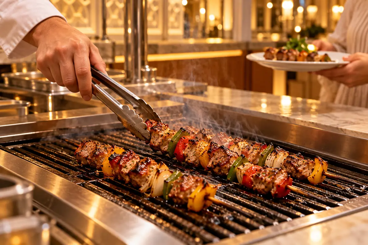 Grillades préparées à la minute